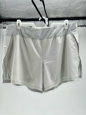 Avia Light Gray Women's Athletic Shorts 3X